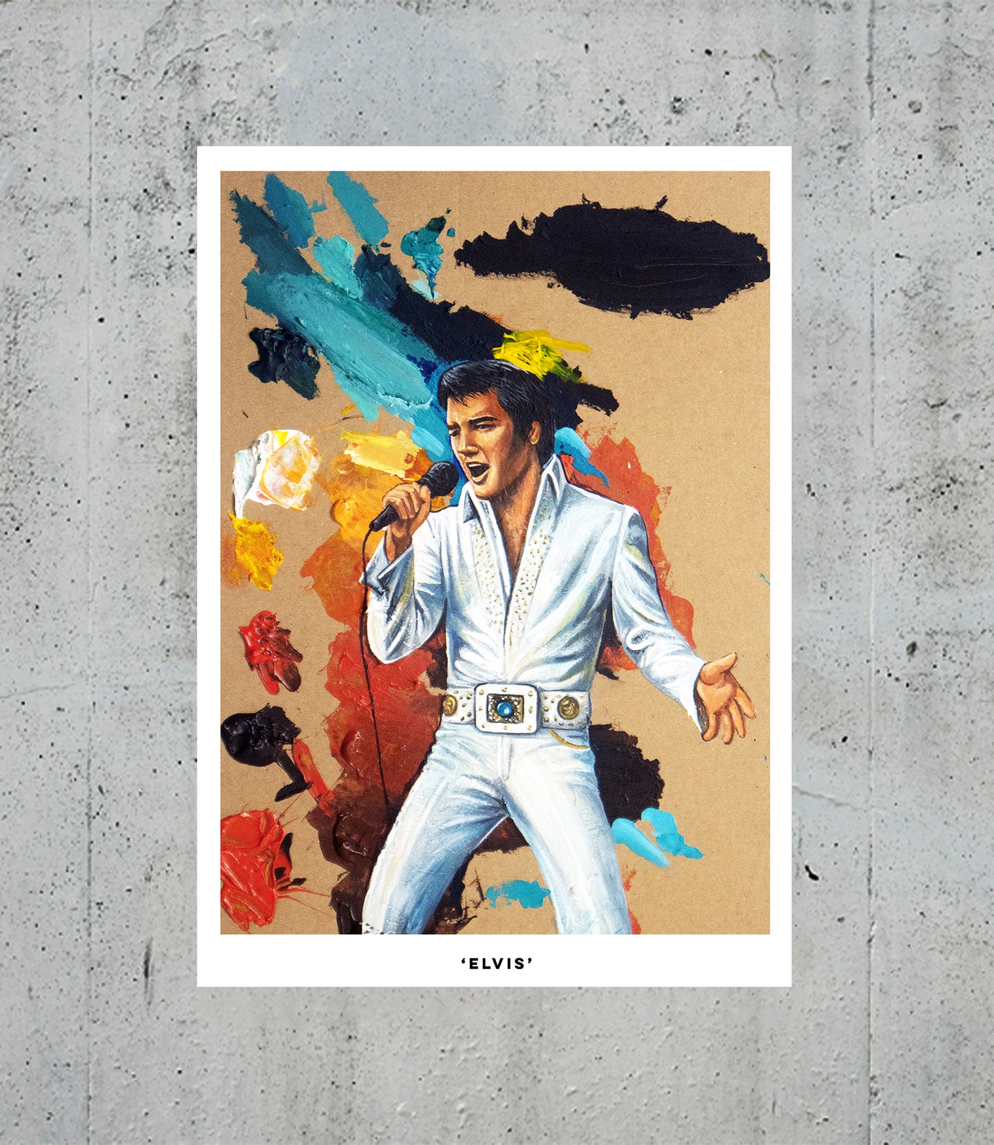 Hand Embellished "Elvis"