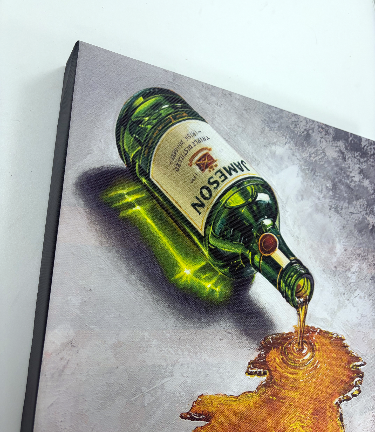 "Don't Cry Over Spilt Whiskey" Canvas Print