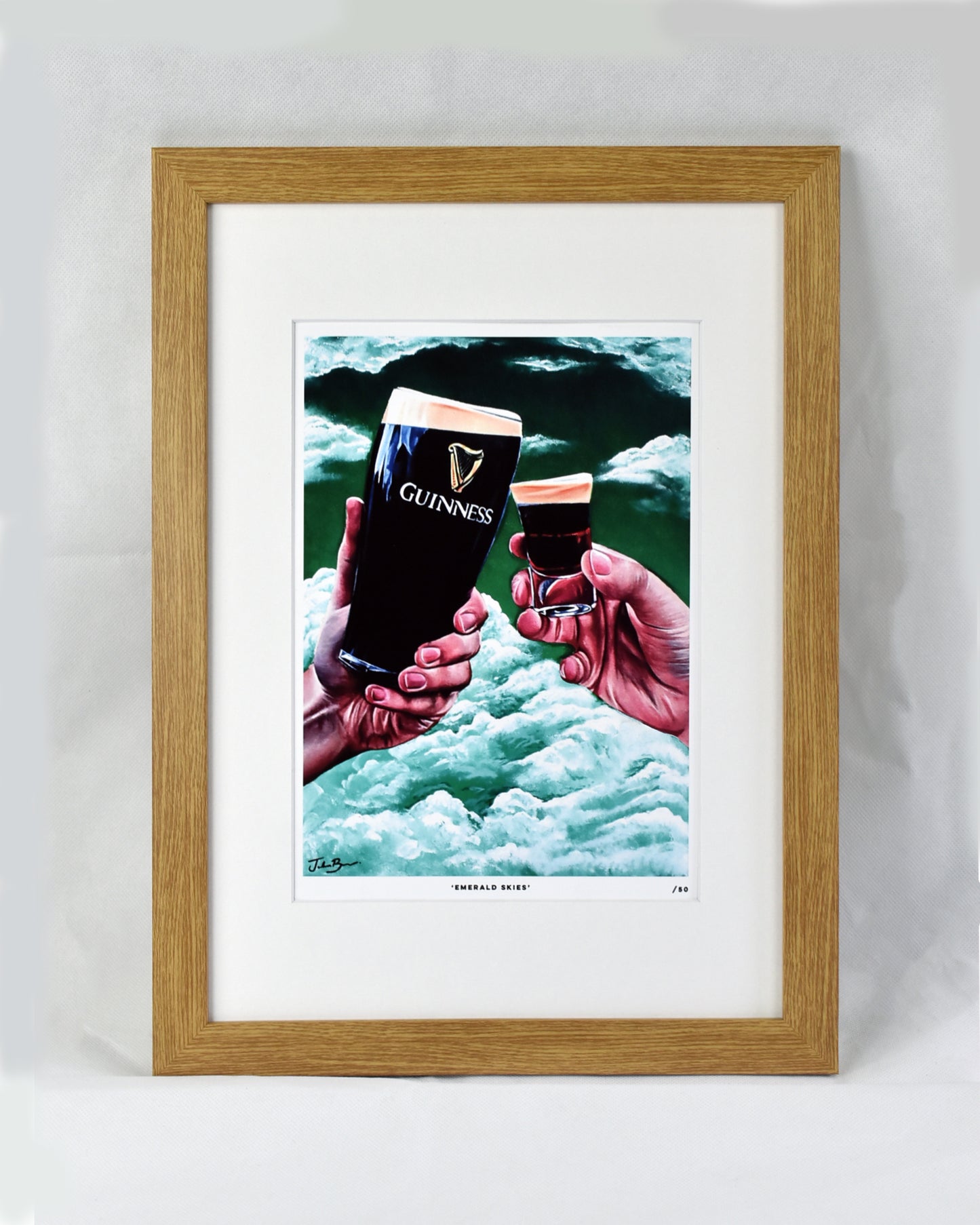 "Emerald Skies" (Framed)