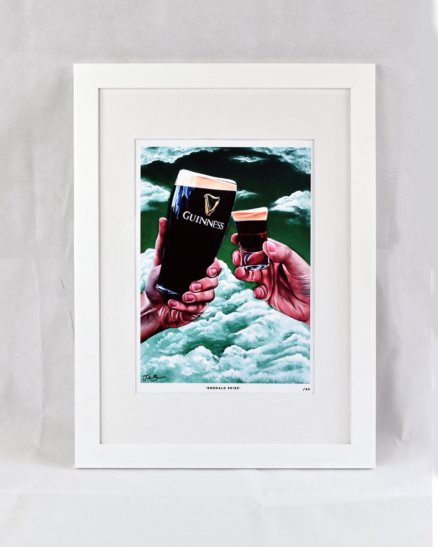 "Emerald Skies" (Framed)