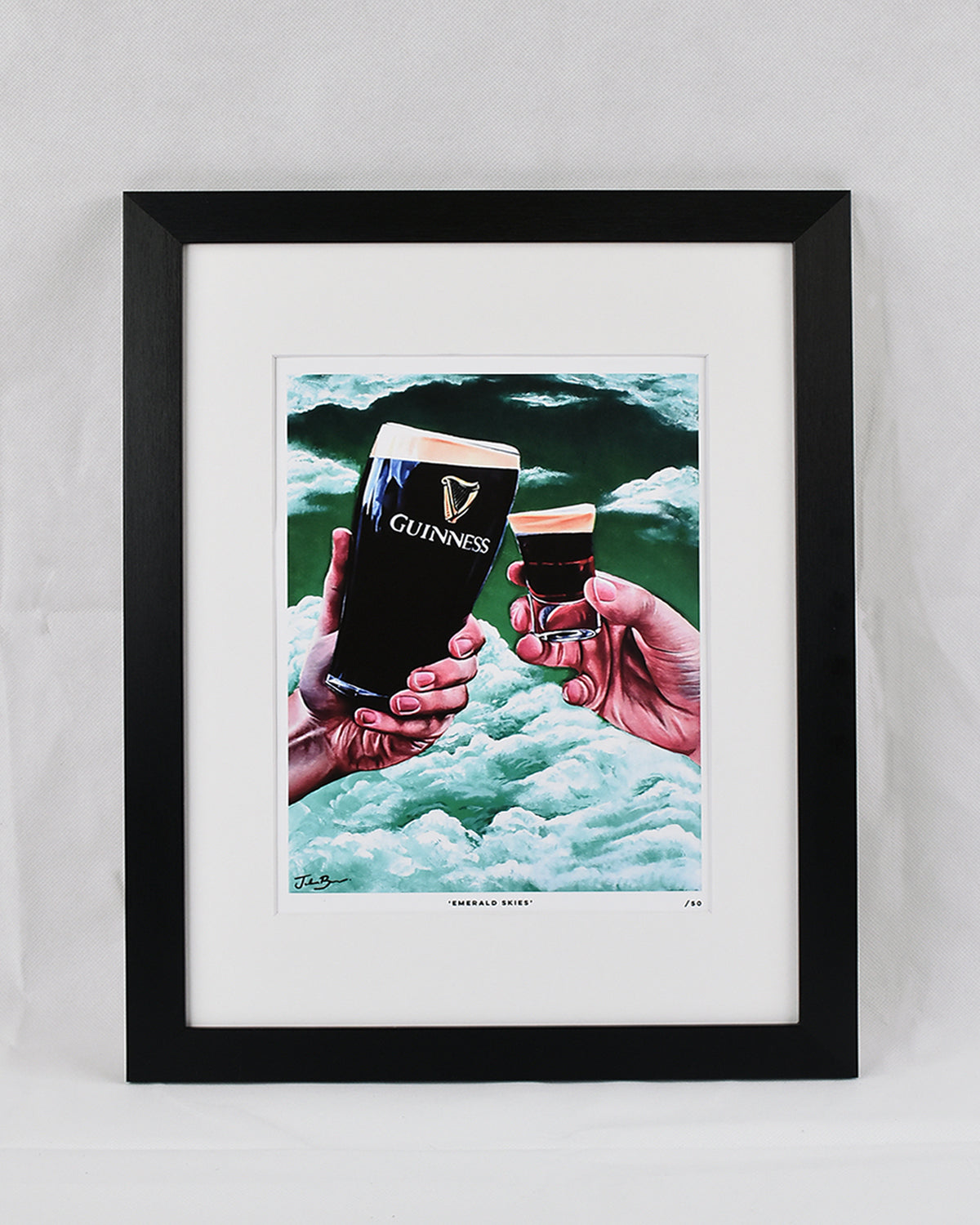 "Emerald Skies" (Framed)