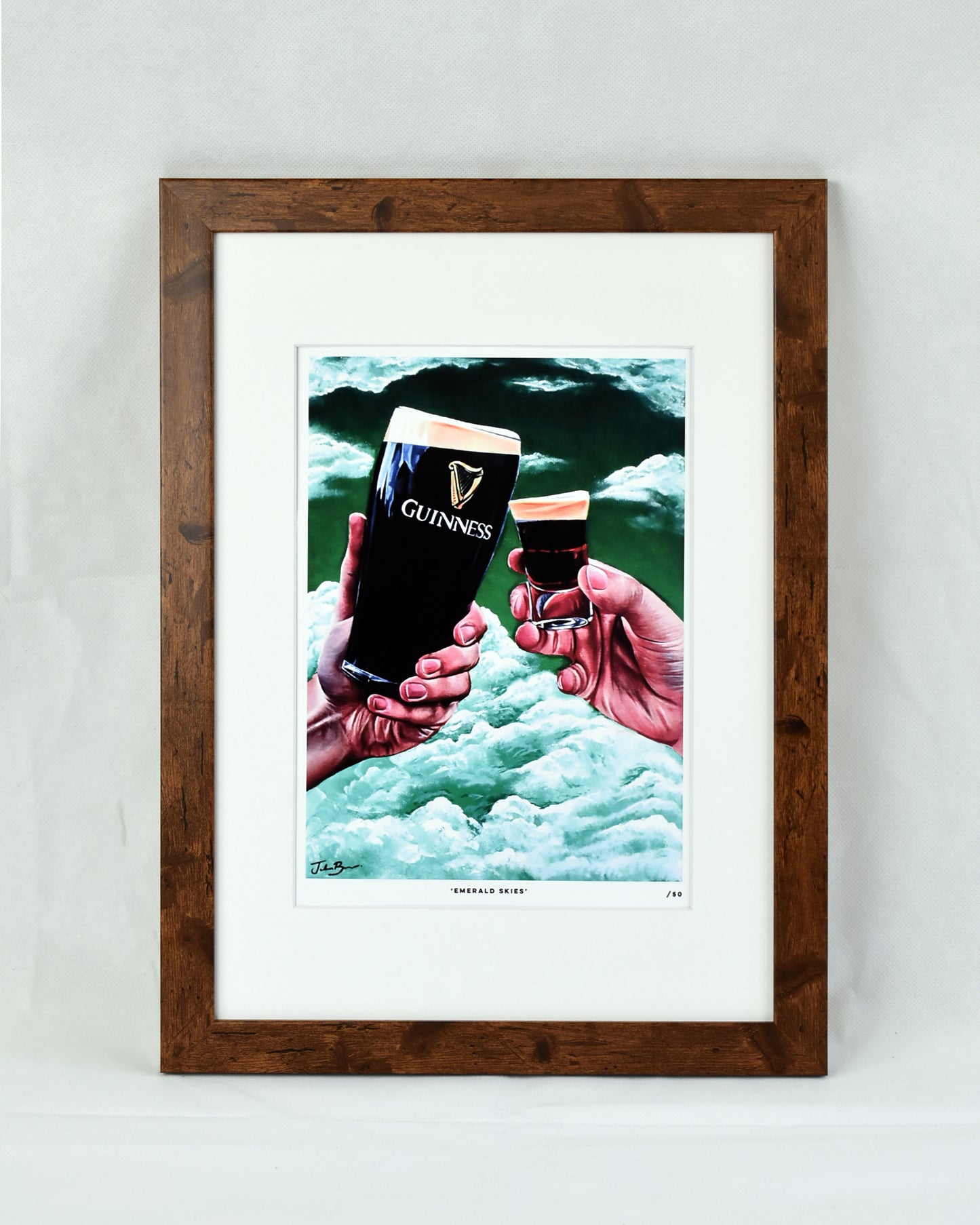 "Emerald Skies" (Framed)