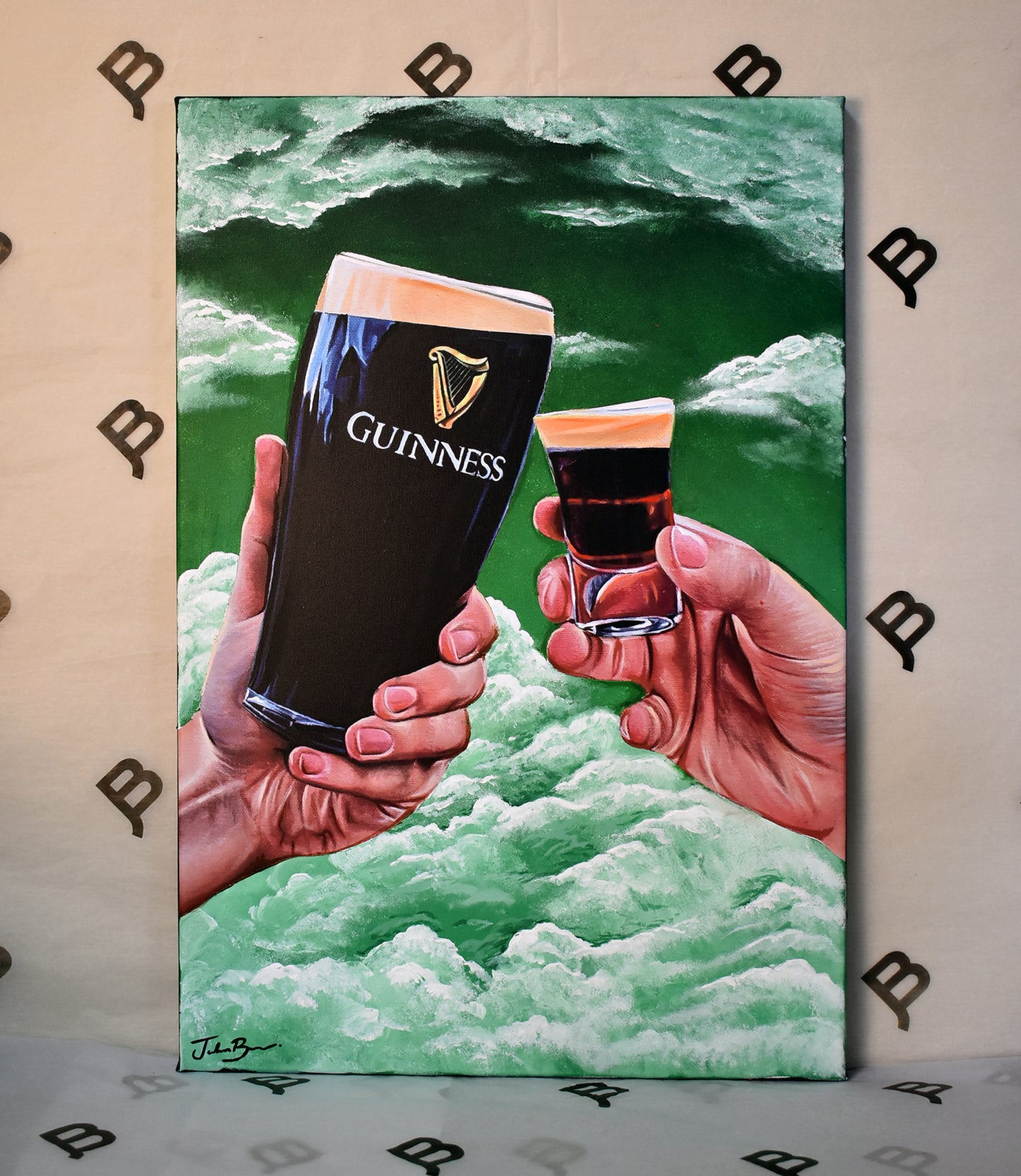"Emerald Skies" 60cm x 40cm