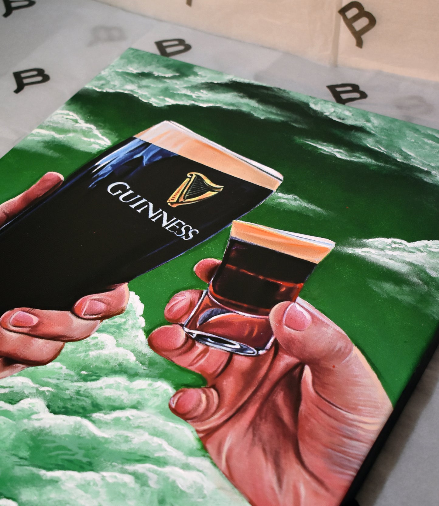 "Emerald Skies" 60cm x 40cm