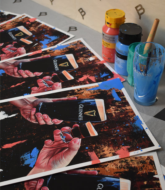 Hand Embellished "Like Father, Like Son"
