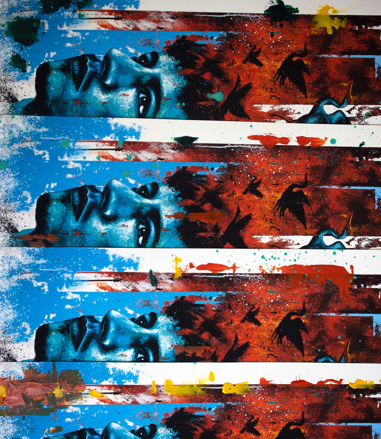 Hand Embellished "Persistence"