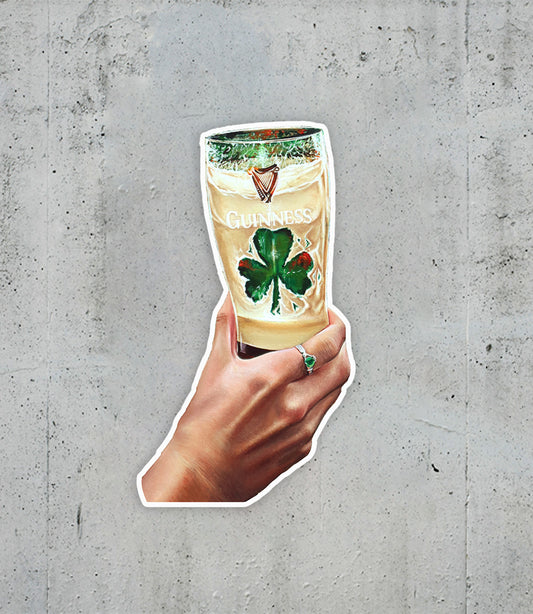 "Luck of The Irish" Sticker