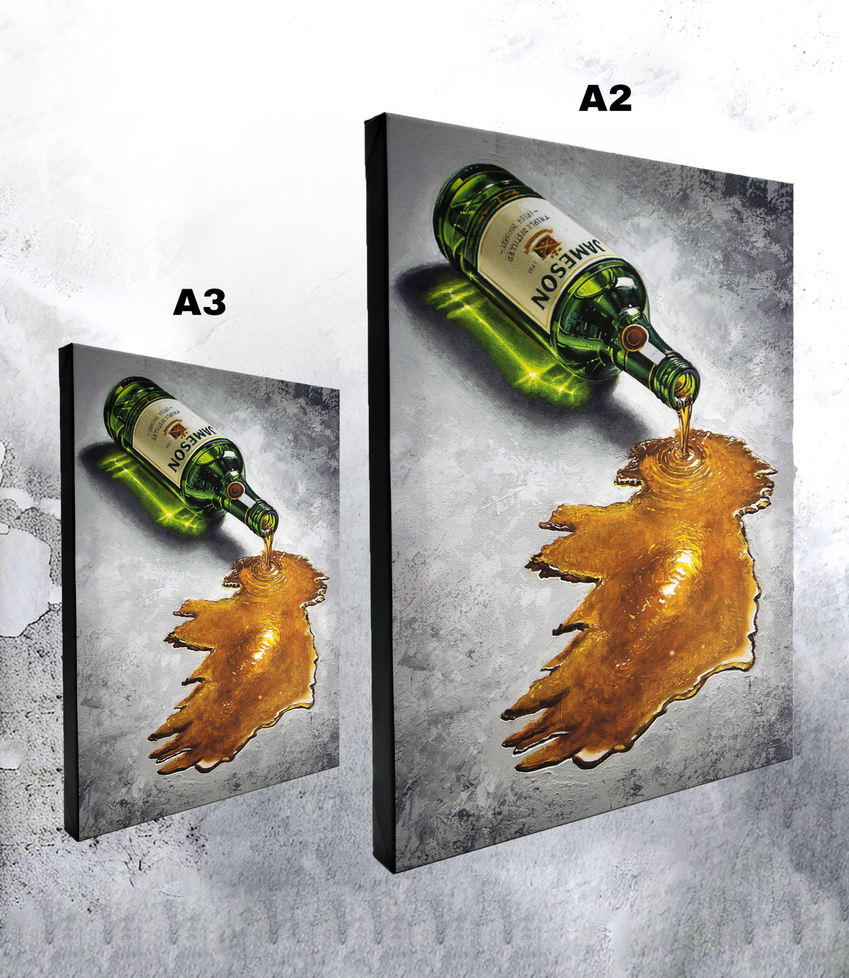 "Don't Cry Over Spilt Whiskey" Canvas Print