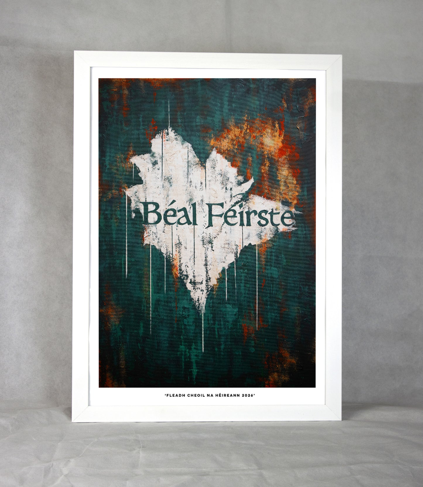 "Belfast" Hand Embellished Print