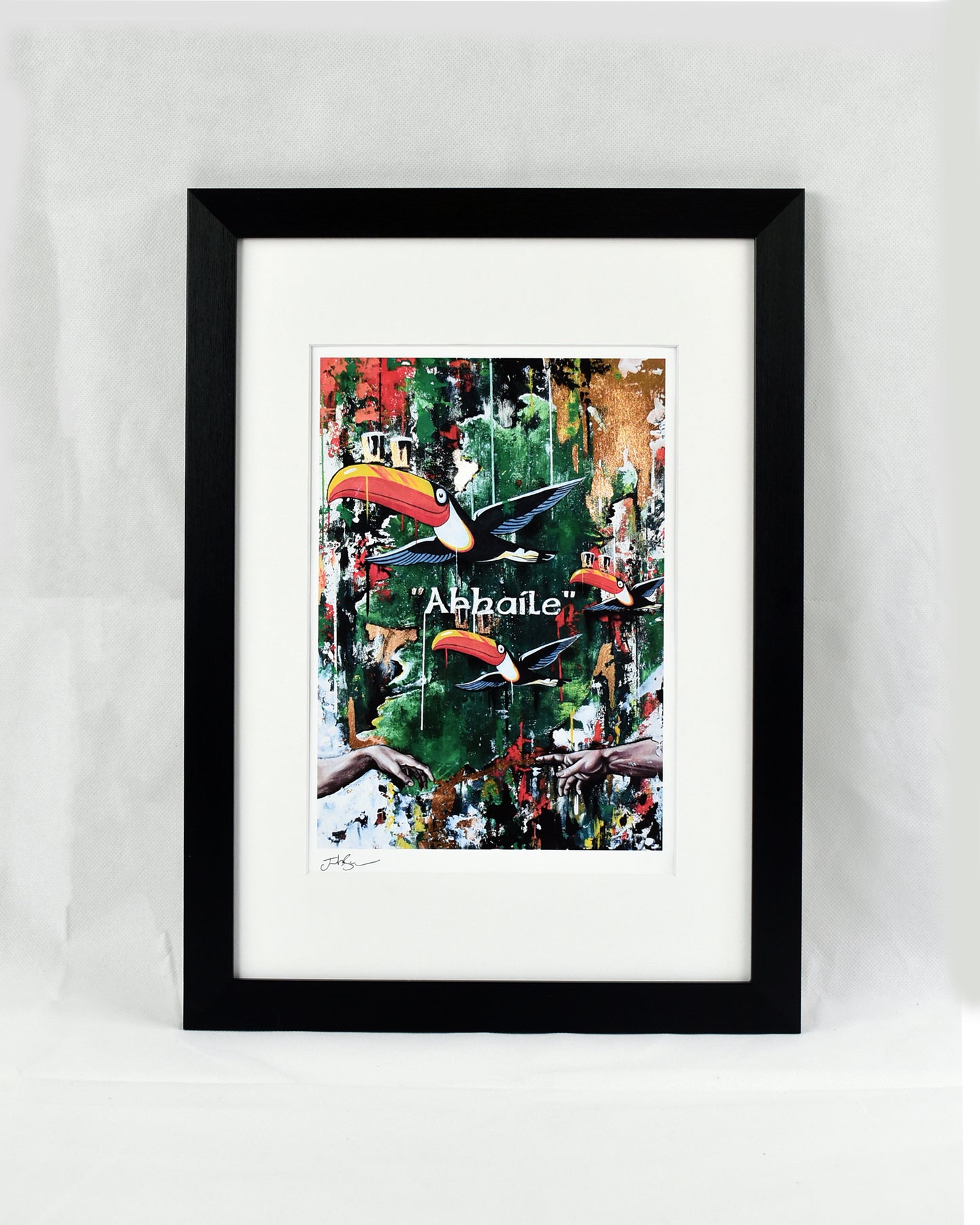 "Home is never too far away" (Framed)