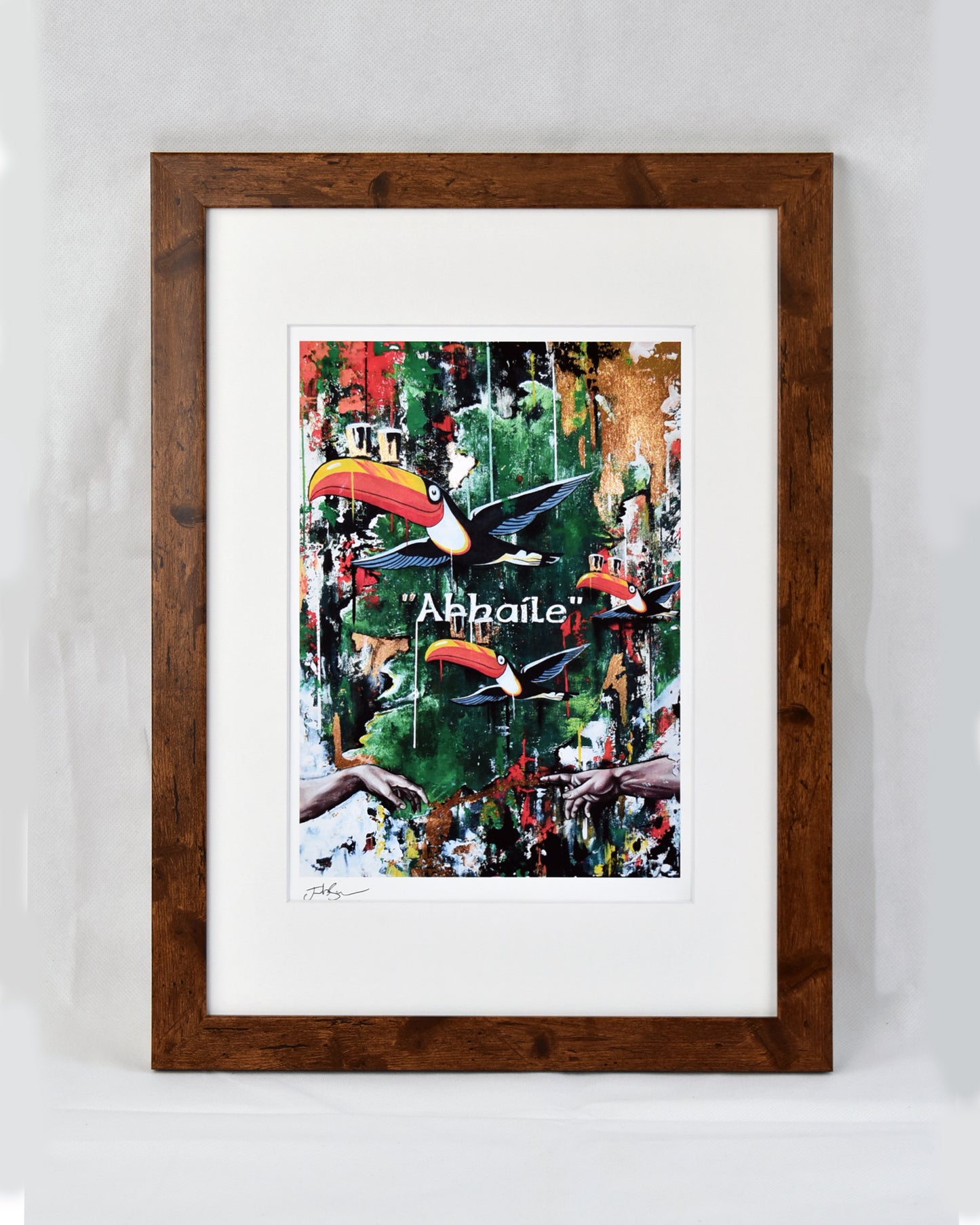 "Home is never too far away" (Framed)