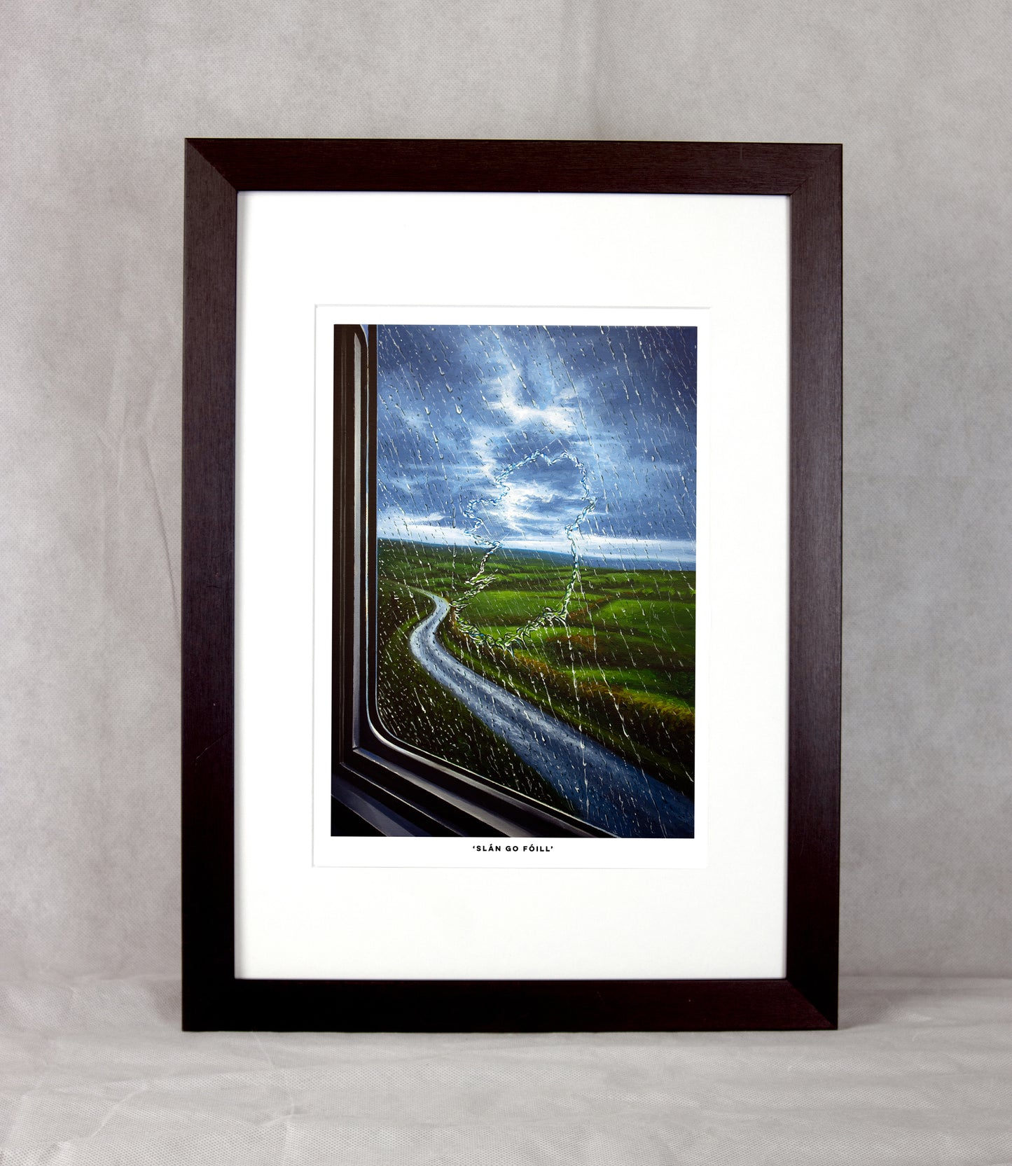 "Slán go fóill" Hand Embellished Print