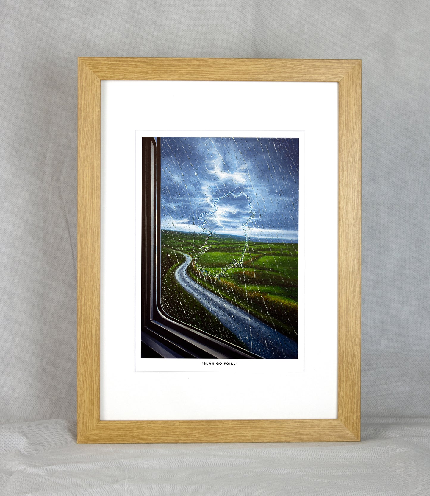 "Slán go fóill" Hand Embellished Print