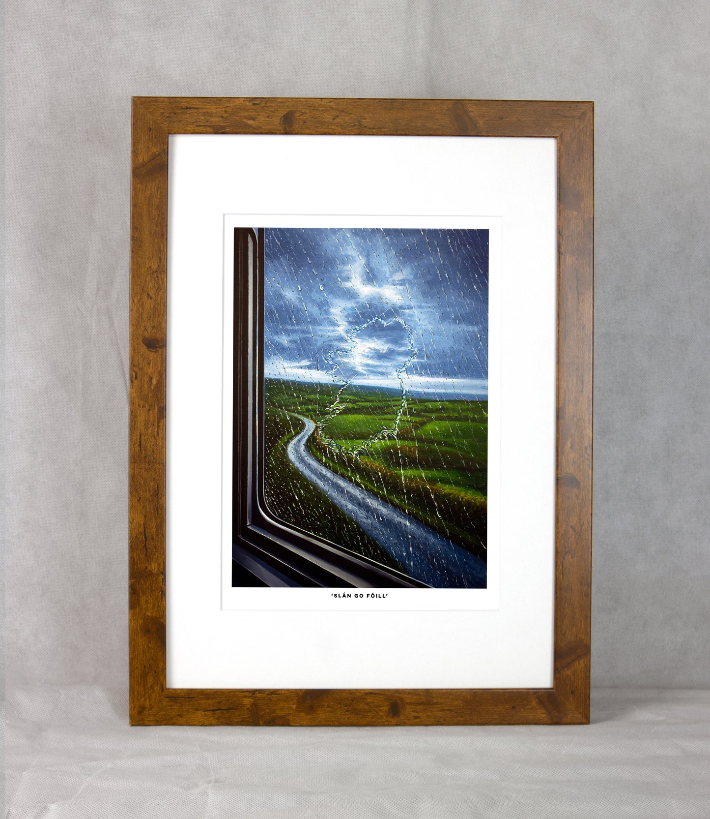"Slán go fóill" Hand Embellished Print