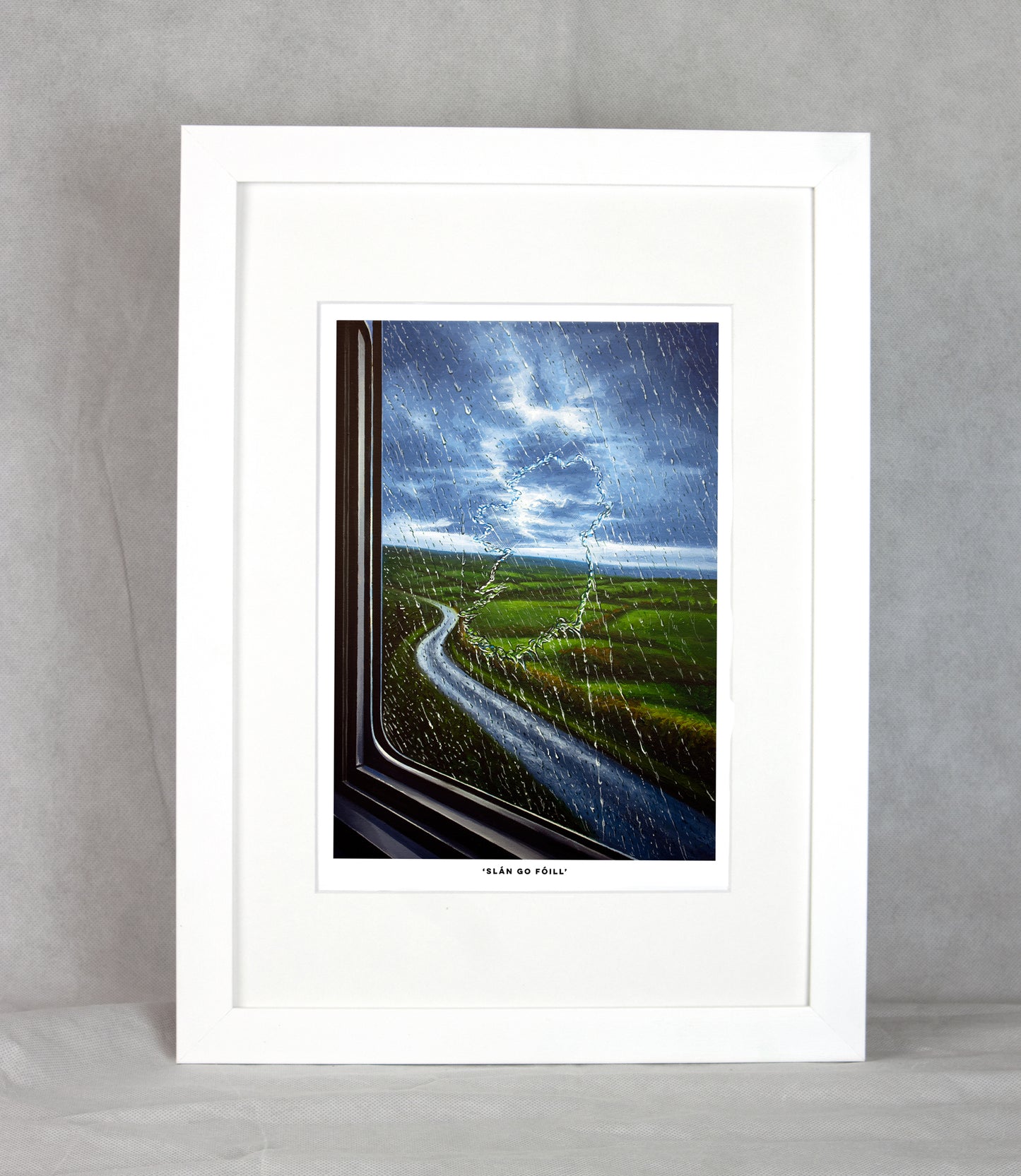 "Slán go fóill" Hand Embellished Print
