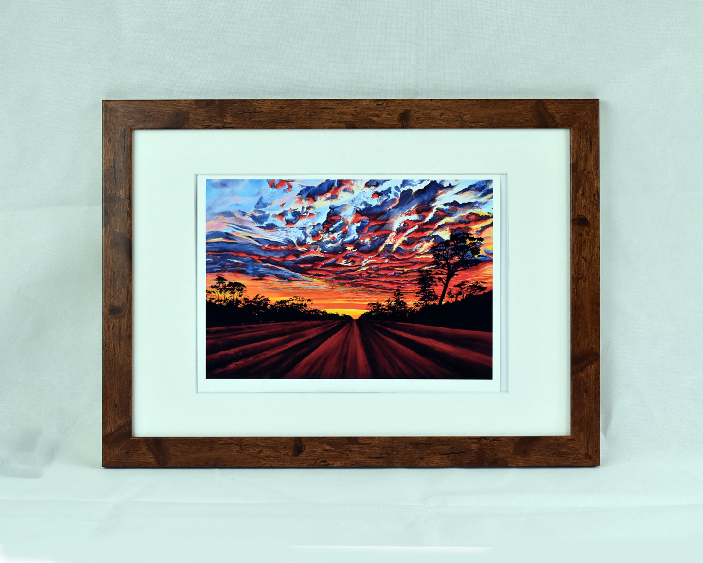 "Sunset in Gilgunnia" (Framed)