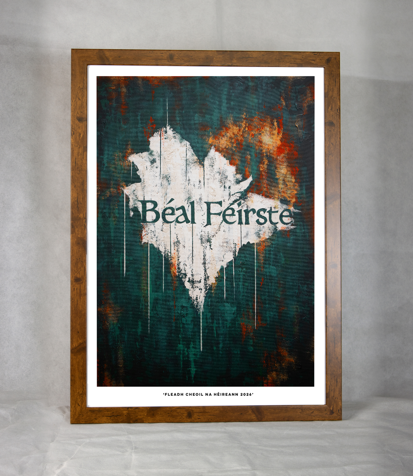 "Belfast" Hand Embellished Print