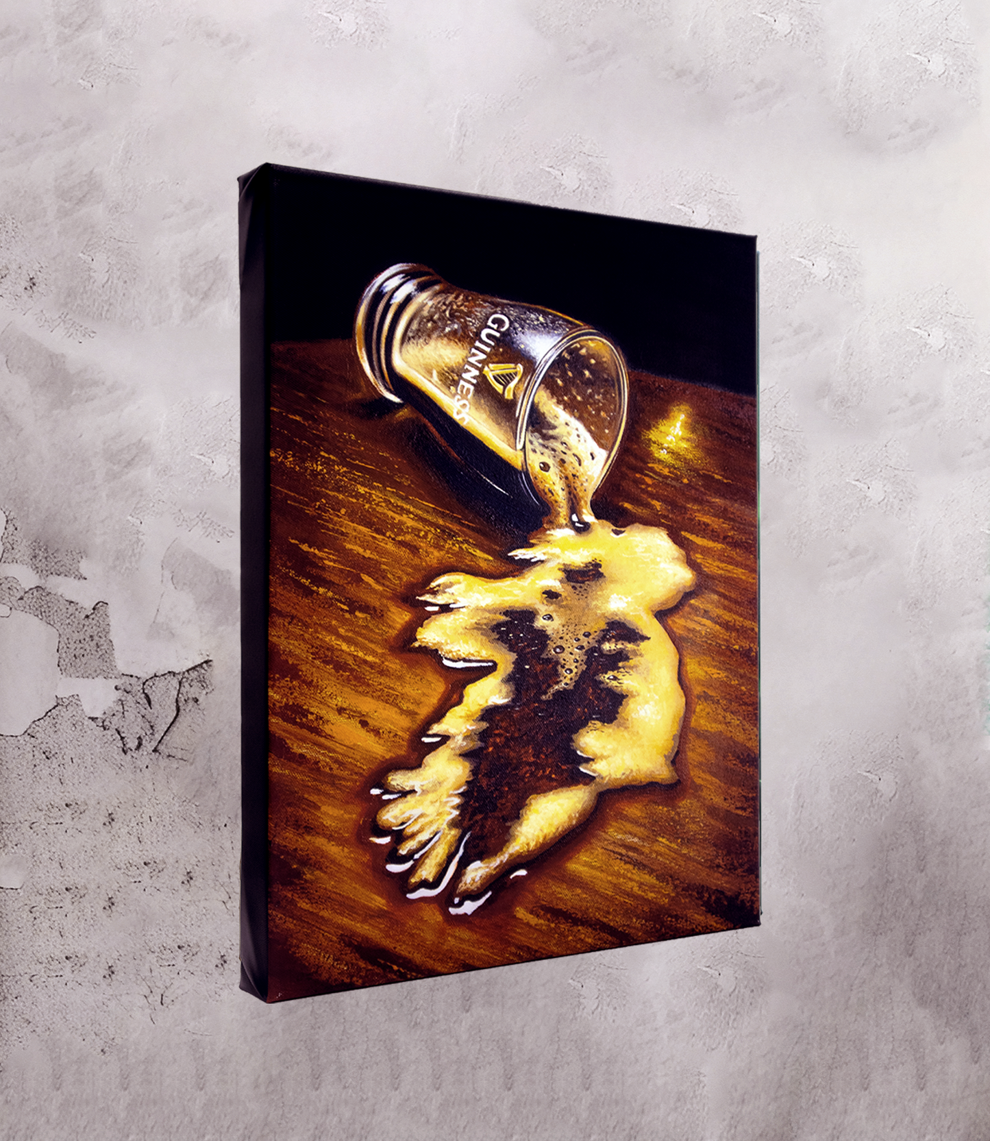 "Don't Cry Over Spilt Stout" Canvas Print