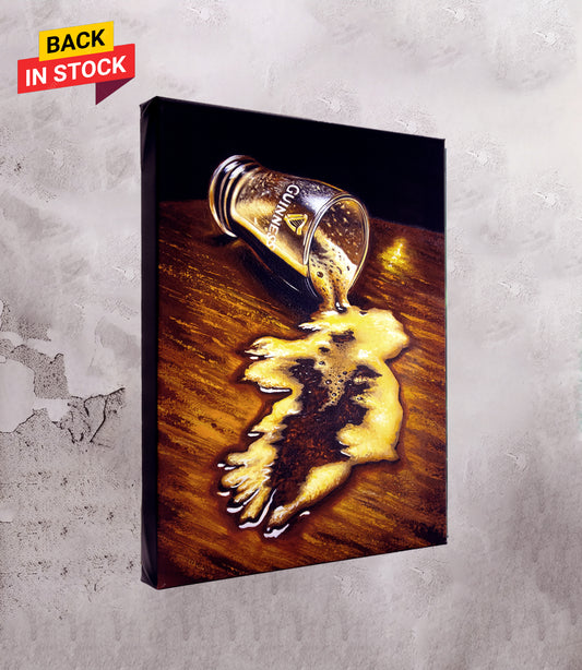 "Don't Cry Over Spilt Stout" Canvas Print