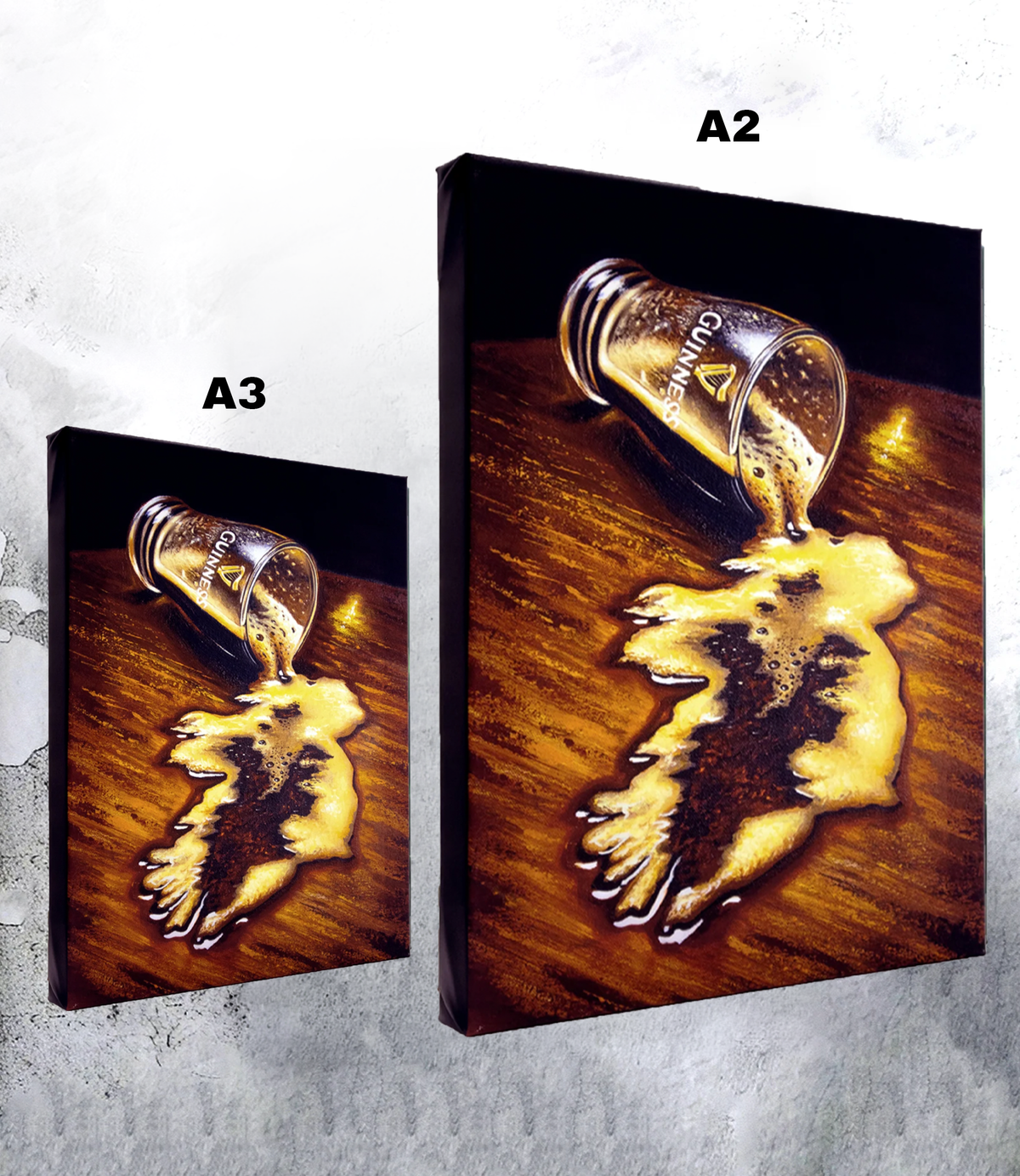 "Don't Cry Over Spilt Stout" Canvas Print