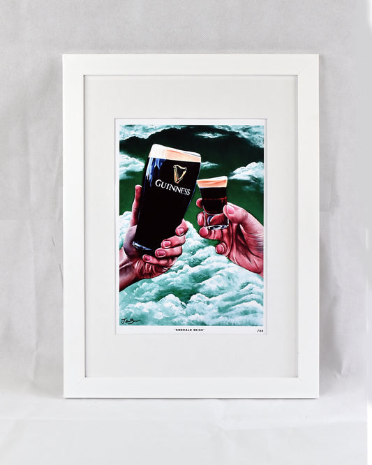 "Emerald Skies" (Framed)
