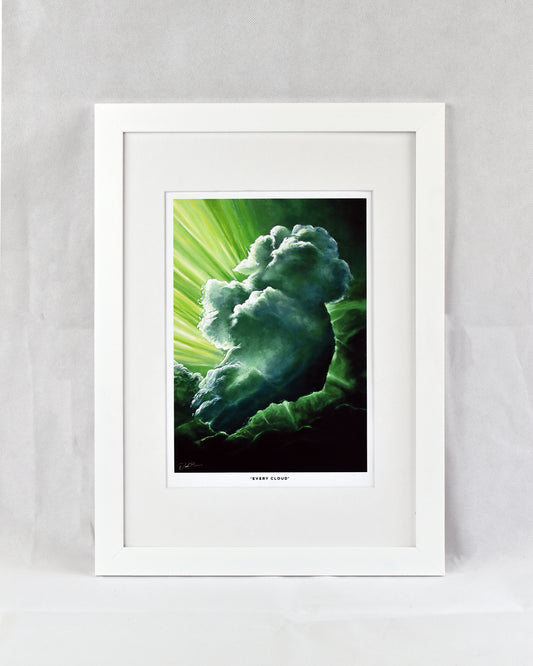 "Every Cloud" (Framed)