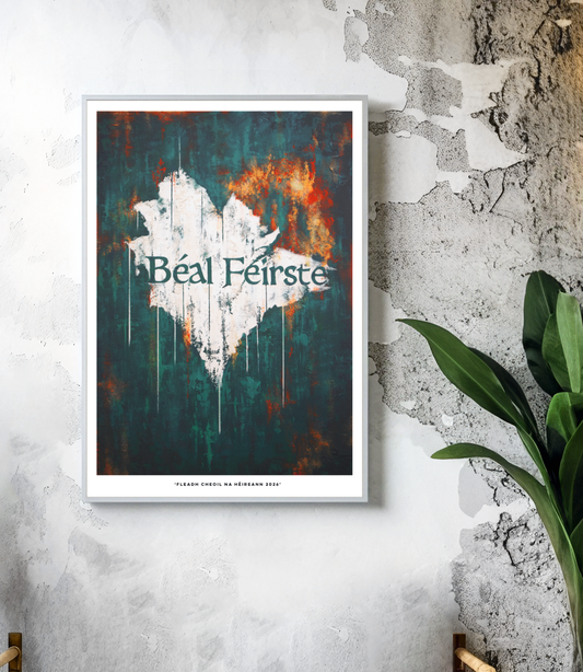 "Belfast" Hand Embellished Print