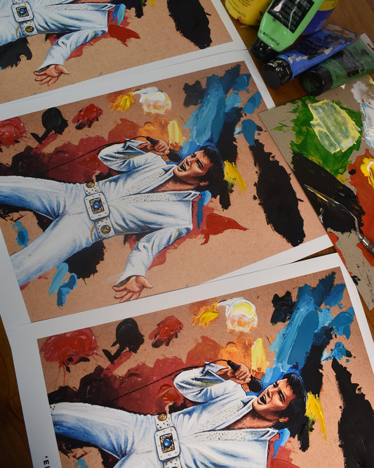 Hand Embellished "Elvis"