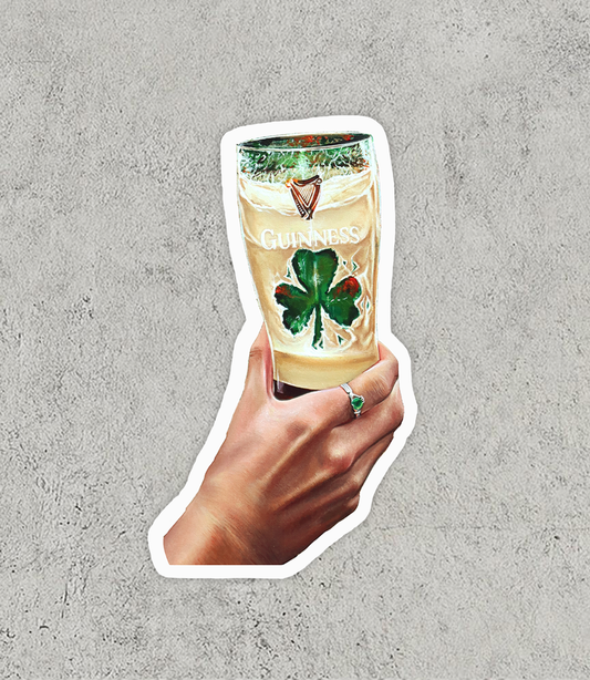 "Luck of The Irish" Sticker